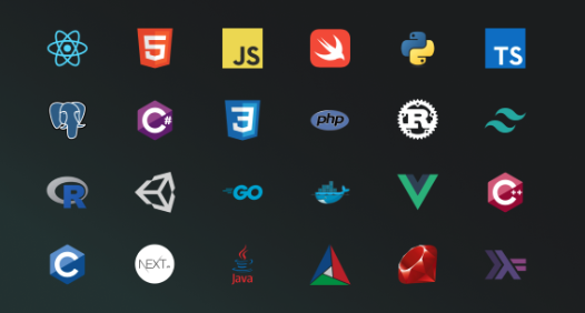 Figure 3: Some of the languages supported by Codeium.