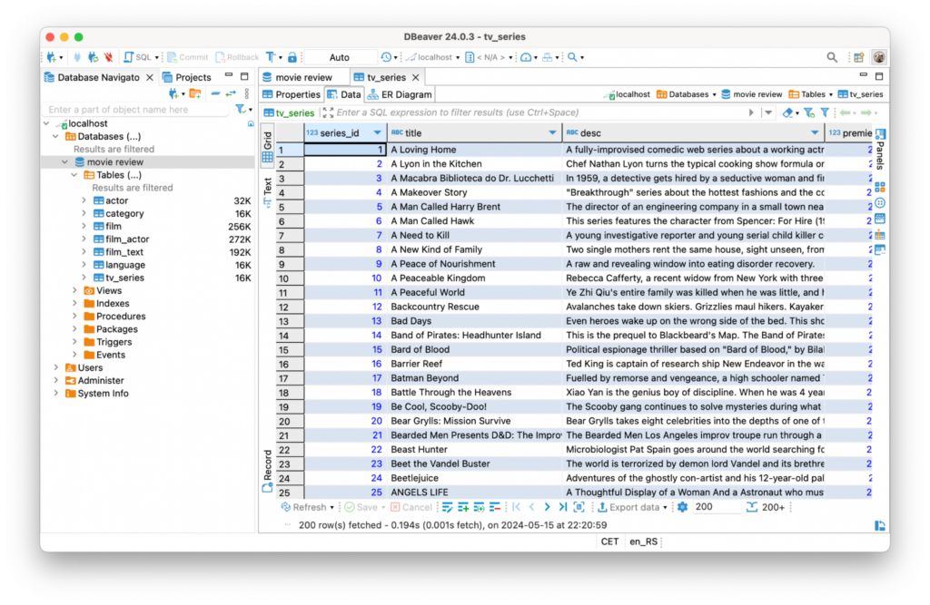 DBeaver Community tutorial screenshot