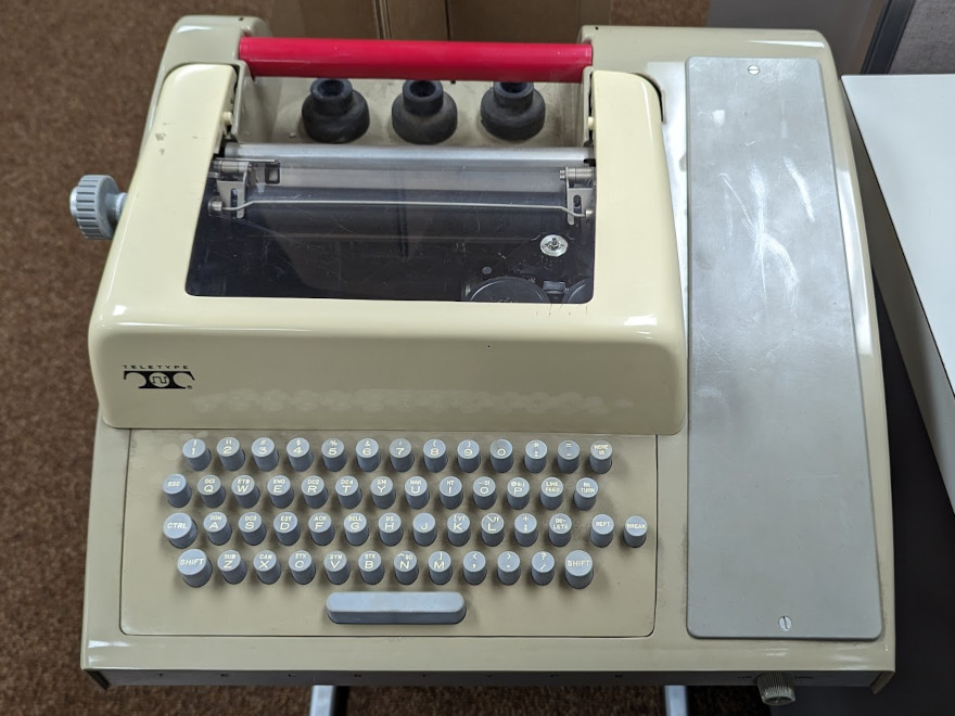 Photo of a Teletype Model 33