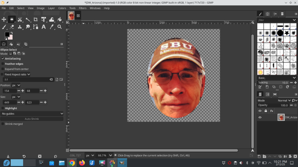 Alternatives to Photoshop: GIMP example